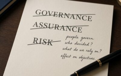Words Matter: Governance, Assurance and Risk